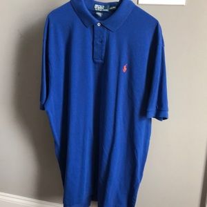 Royal blue Polo by Ralph Lauren shirt.